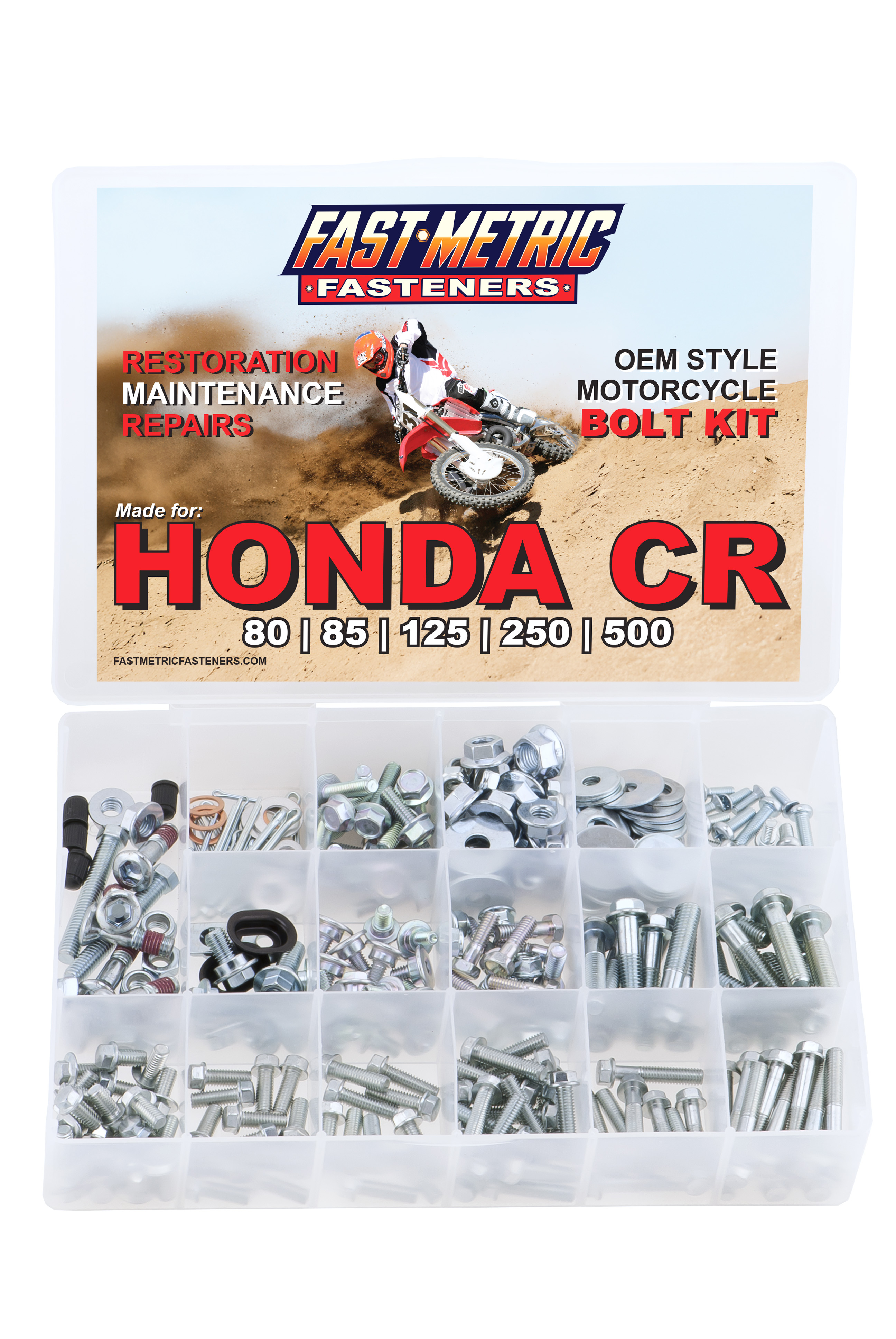 340pc HONDA BOLT KIT CR 60 80 85 125 250 500 (2-stroke) | eBay