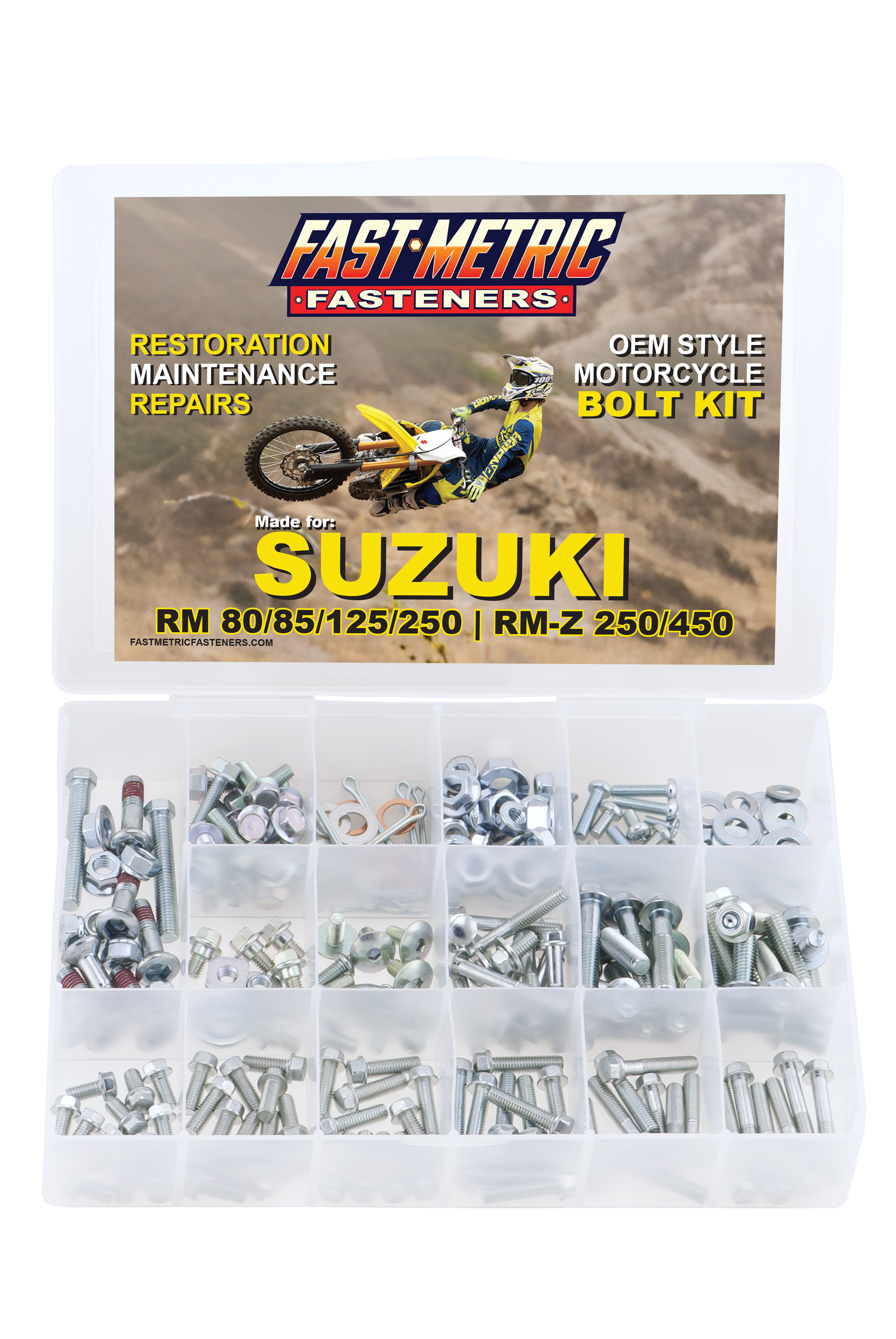 なっつ 250pc SUZUKI assortment bolt kit for RMZ250 RMZ450 | eBay